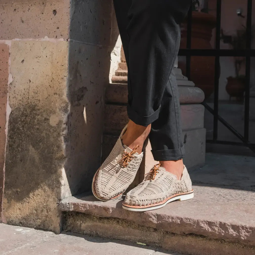 Autentico Suede Taupe - Derbies homme Mapache