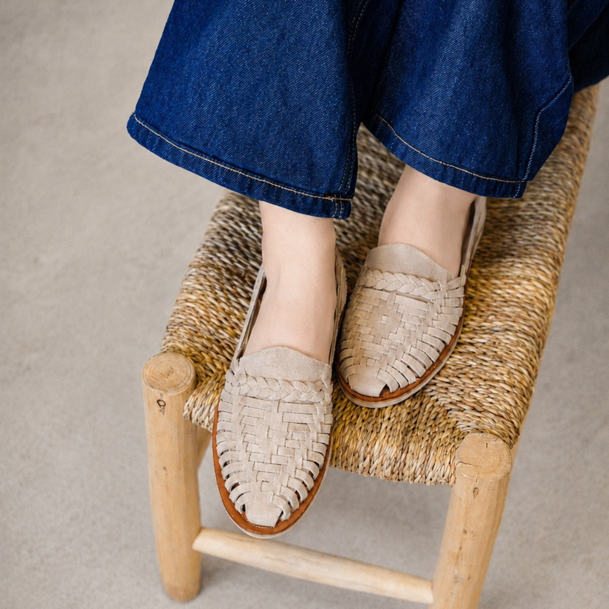 Alegre Suede Taupe - Huarache Mapache