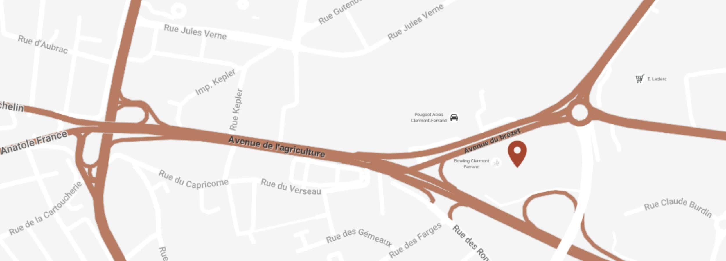 Carte Mapache Clermont-Ferrand