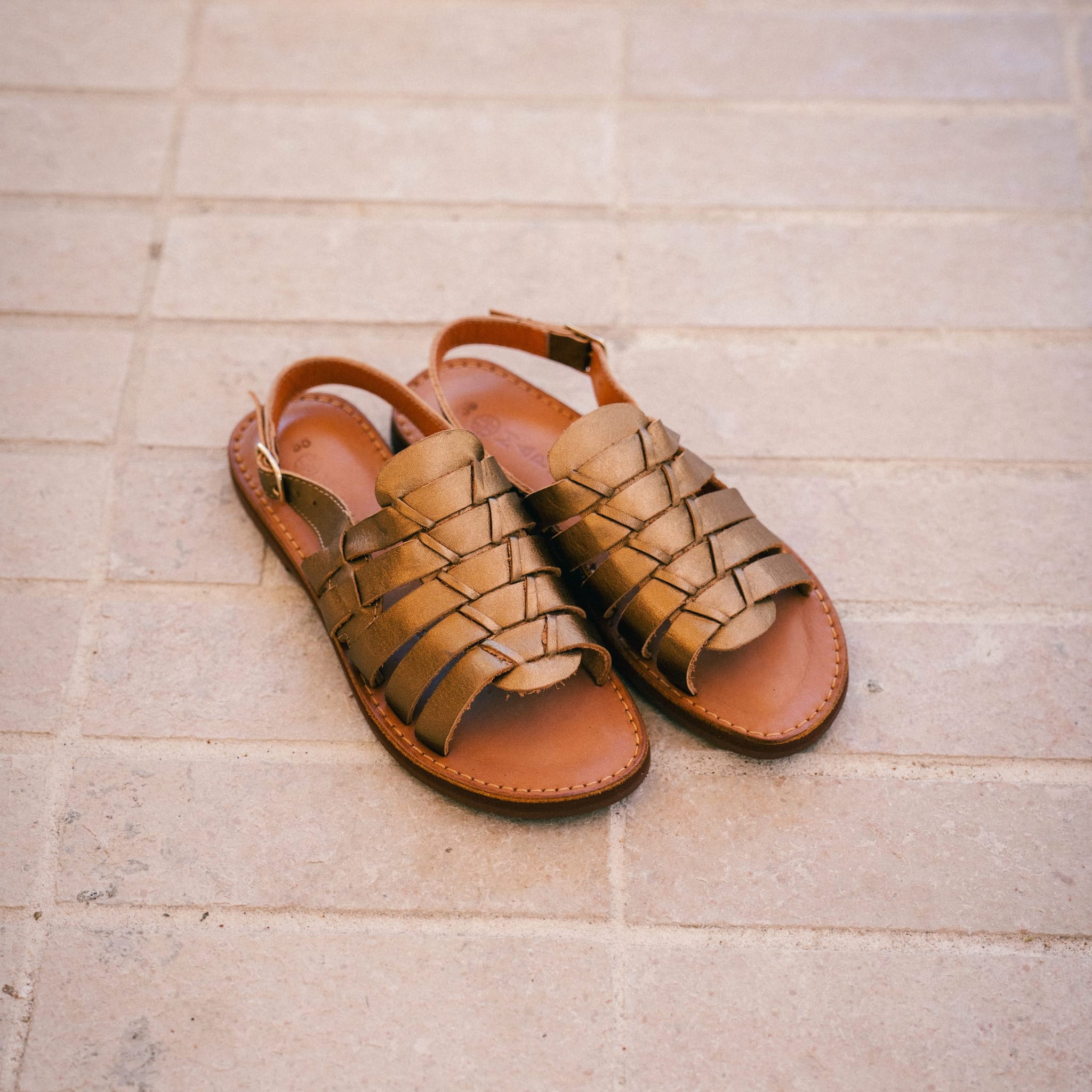 CALI BRONZE - SANDALE FEMME MAPACHE