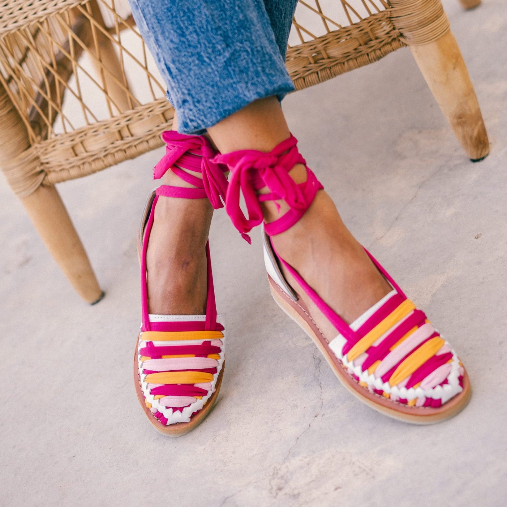 ILONA COCO ROSE - SANDALE FEMME MAPACHE