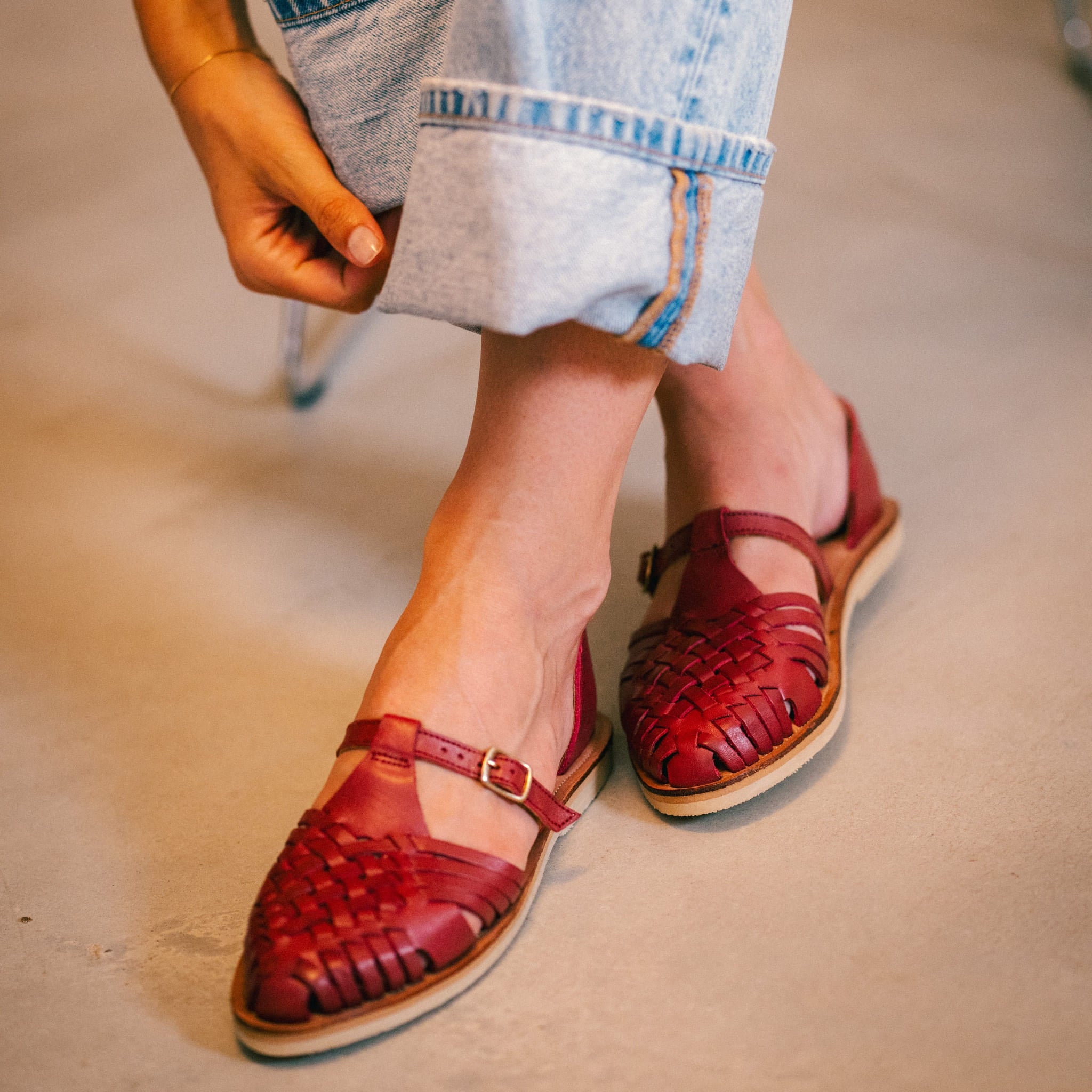 Linda Rouge - Huarache Mapache