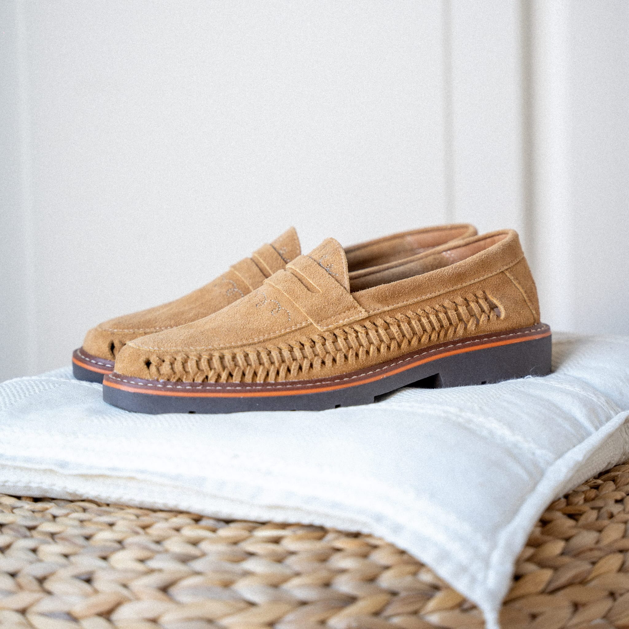 ERNESTO SUEDE MIEL - MOCASSIN HOMME MAPACHE