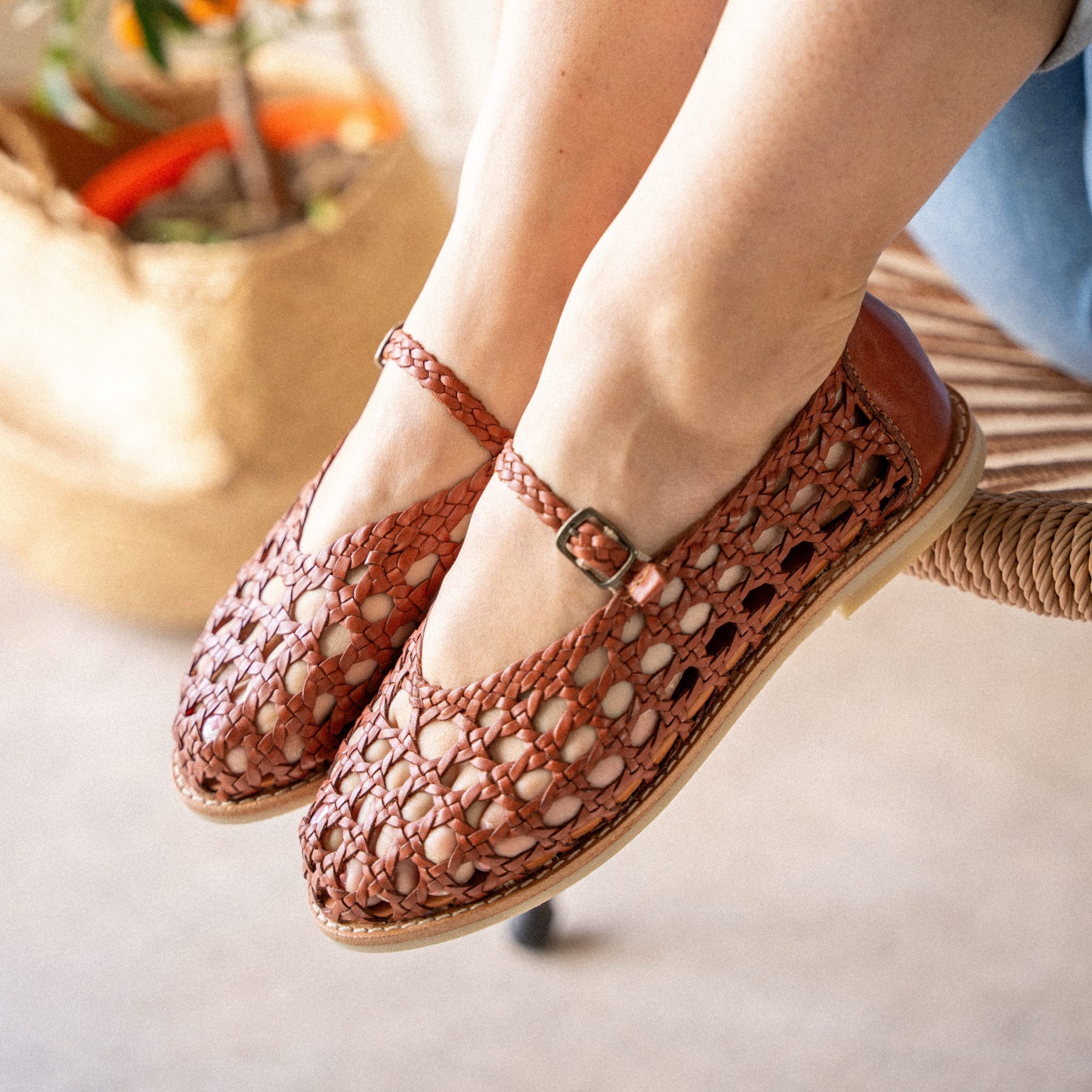 PIA TABAC - HUARACHE FEMME MAPACHE