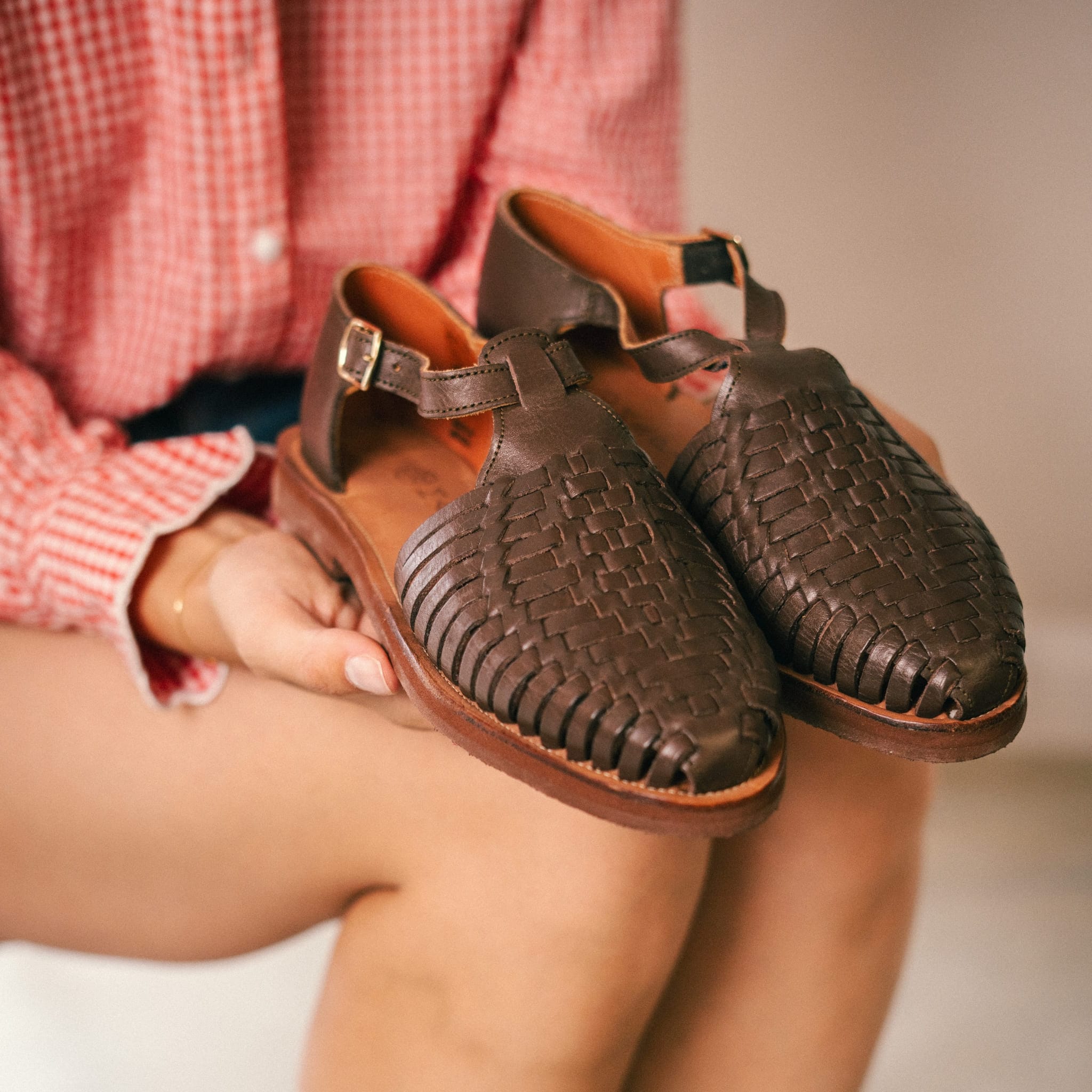 PEONIA CHOCOLAT - HUARACHE FEMME MAPACHE