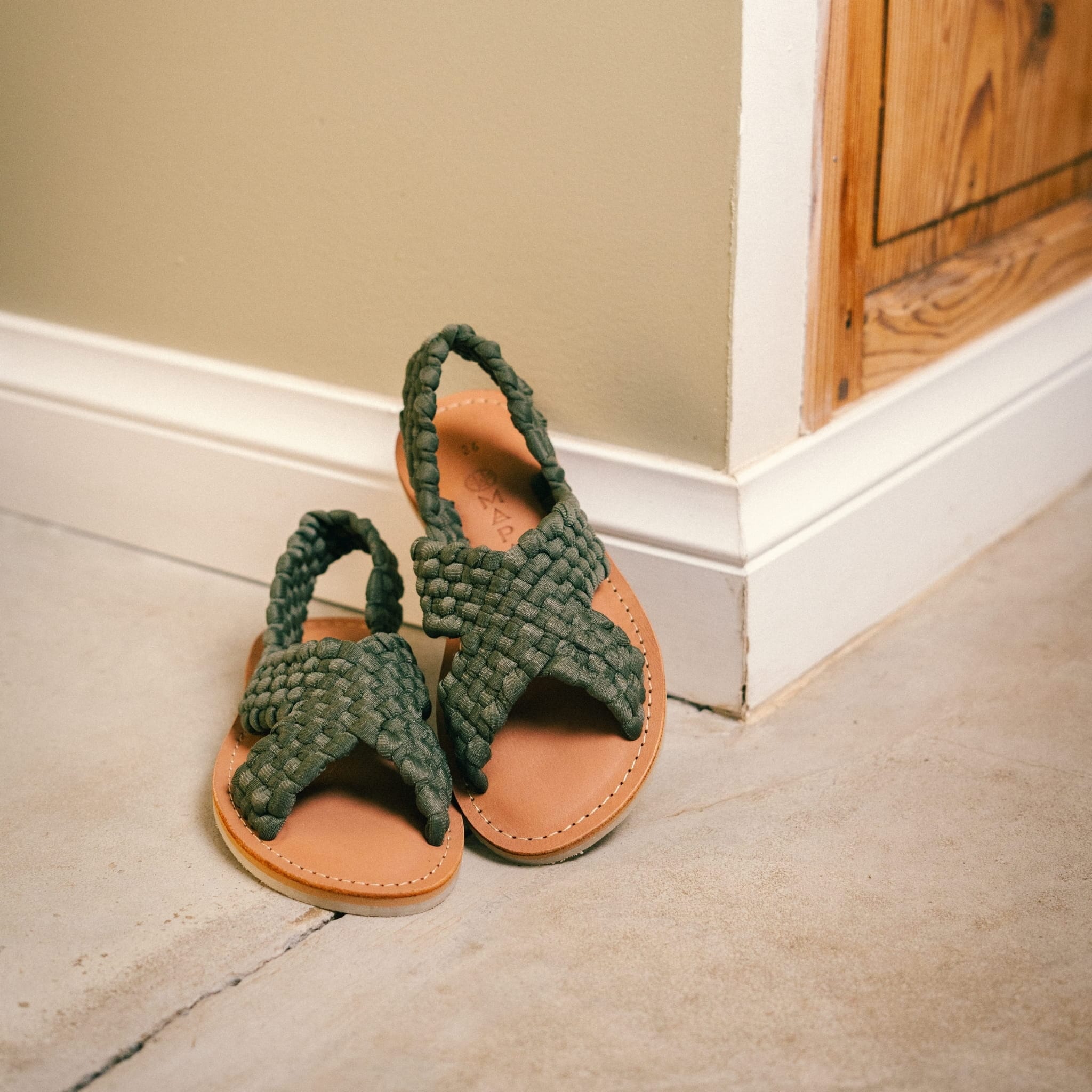 ZULA KAKI - SANDALE FEMME MAPACHE