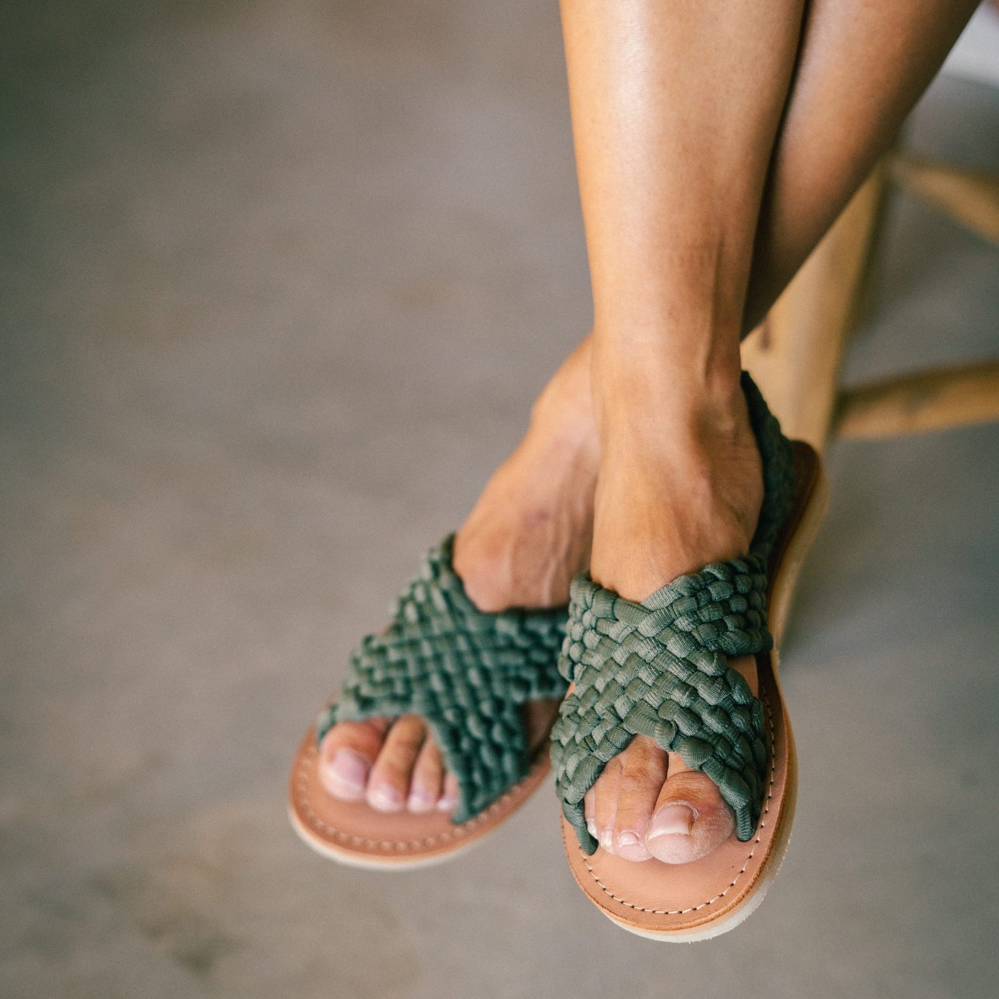 ZULA KAKI - SANDALE FEMME MAPACHE