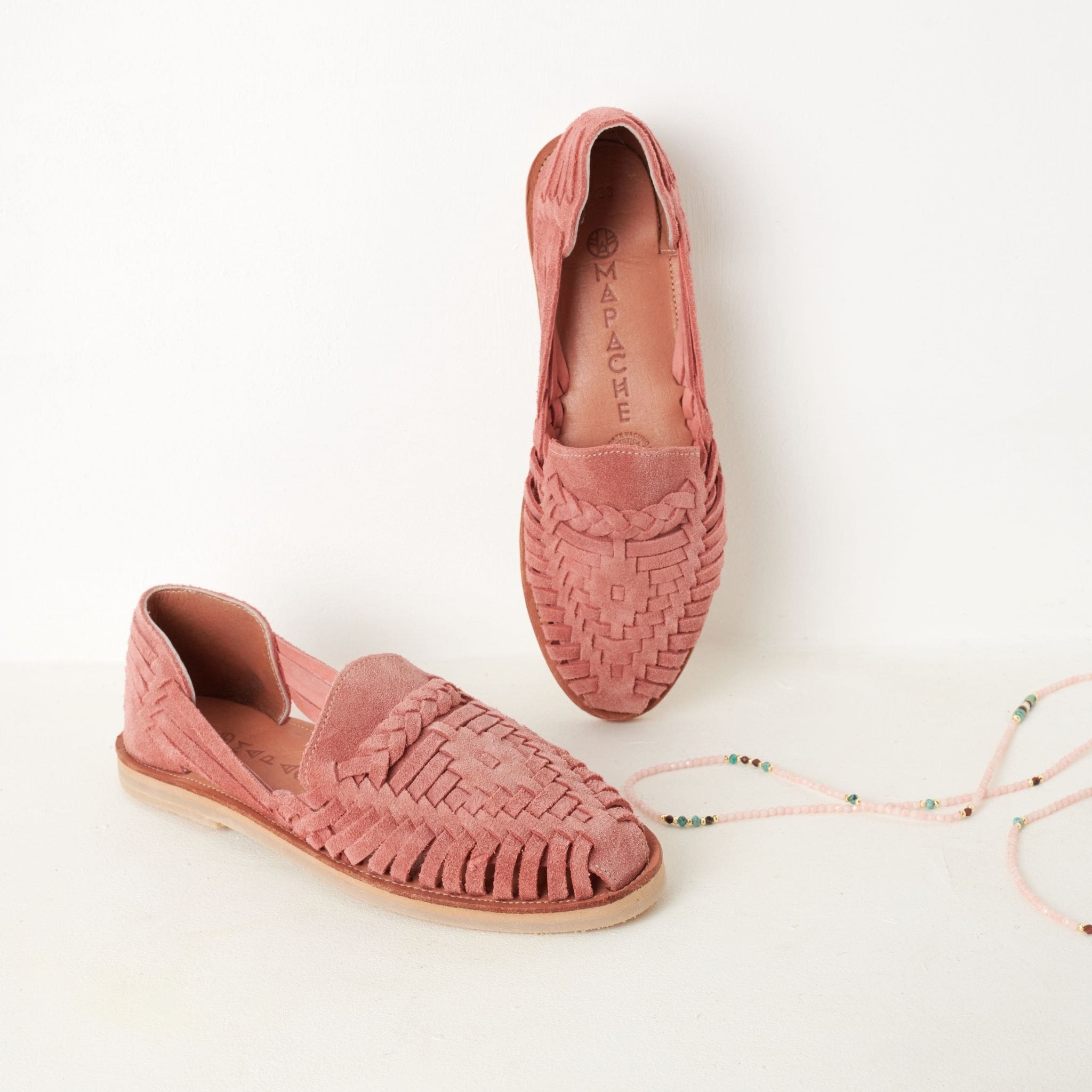 Alegre Suede Framboise - Huarache Mapache