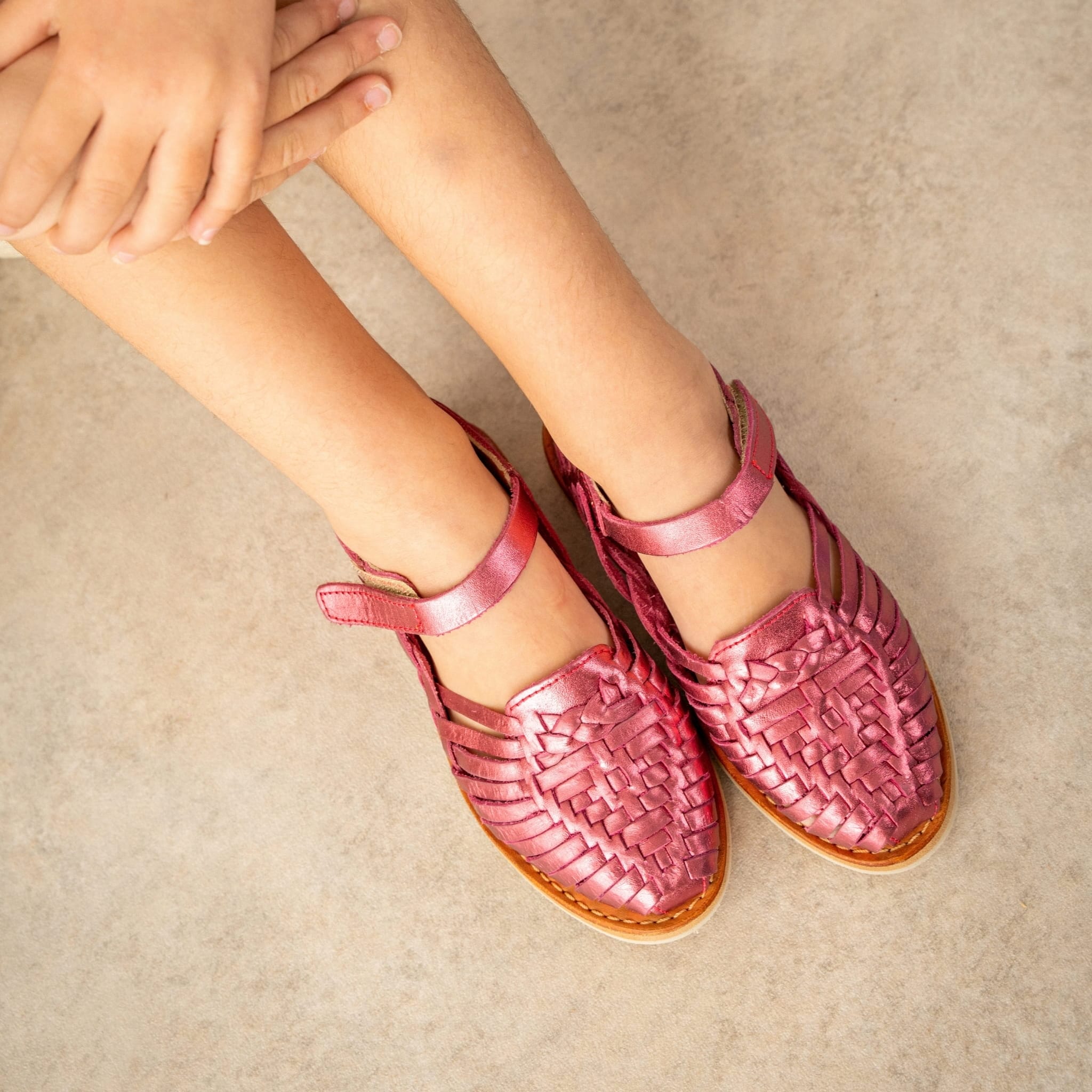 ALEGRIA ROSE FLASHY - HUARACHE ENFANT MAPACHE