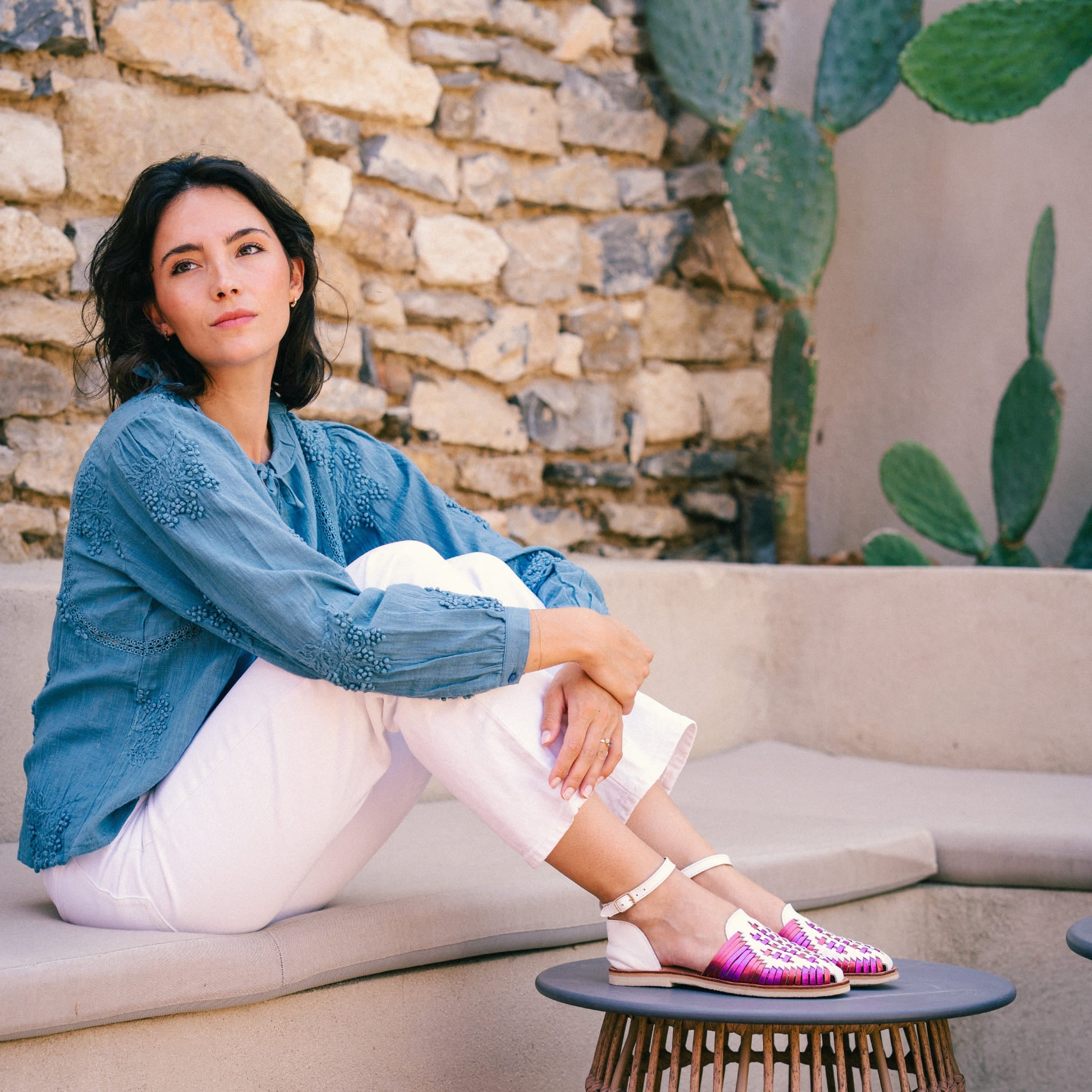 Camila Multi Rose - Huarache Mapache