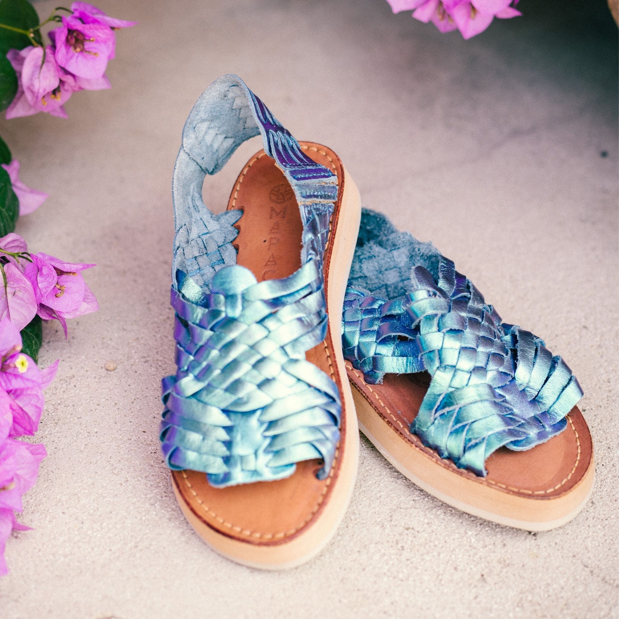 Frida Blue Mermaid - Sandale Mapache