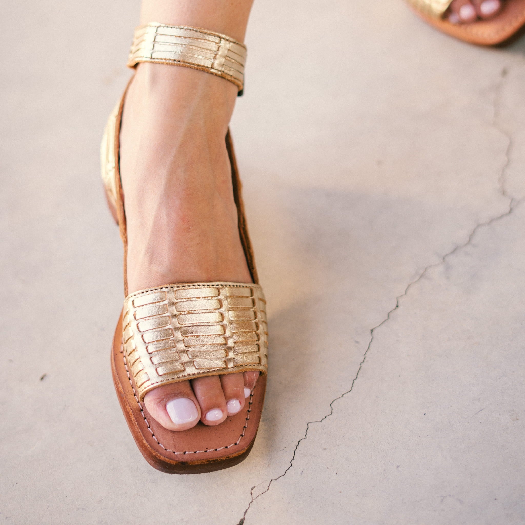 GLORIA CHAMPAGNE - SANDALE FEMME MAPACHE