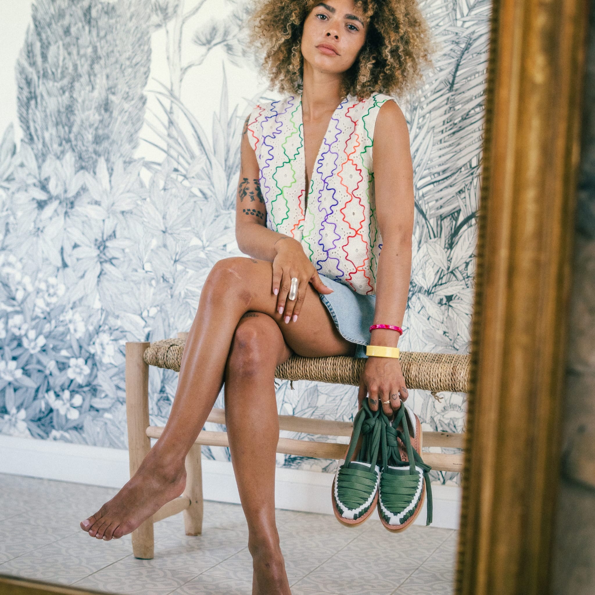 ILONA COCO KAKI - SANDALE FEMME MAPACHE