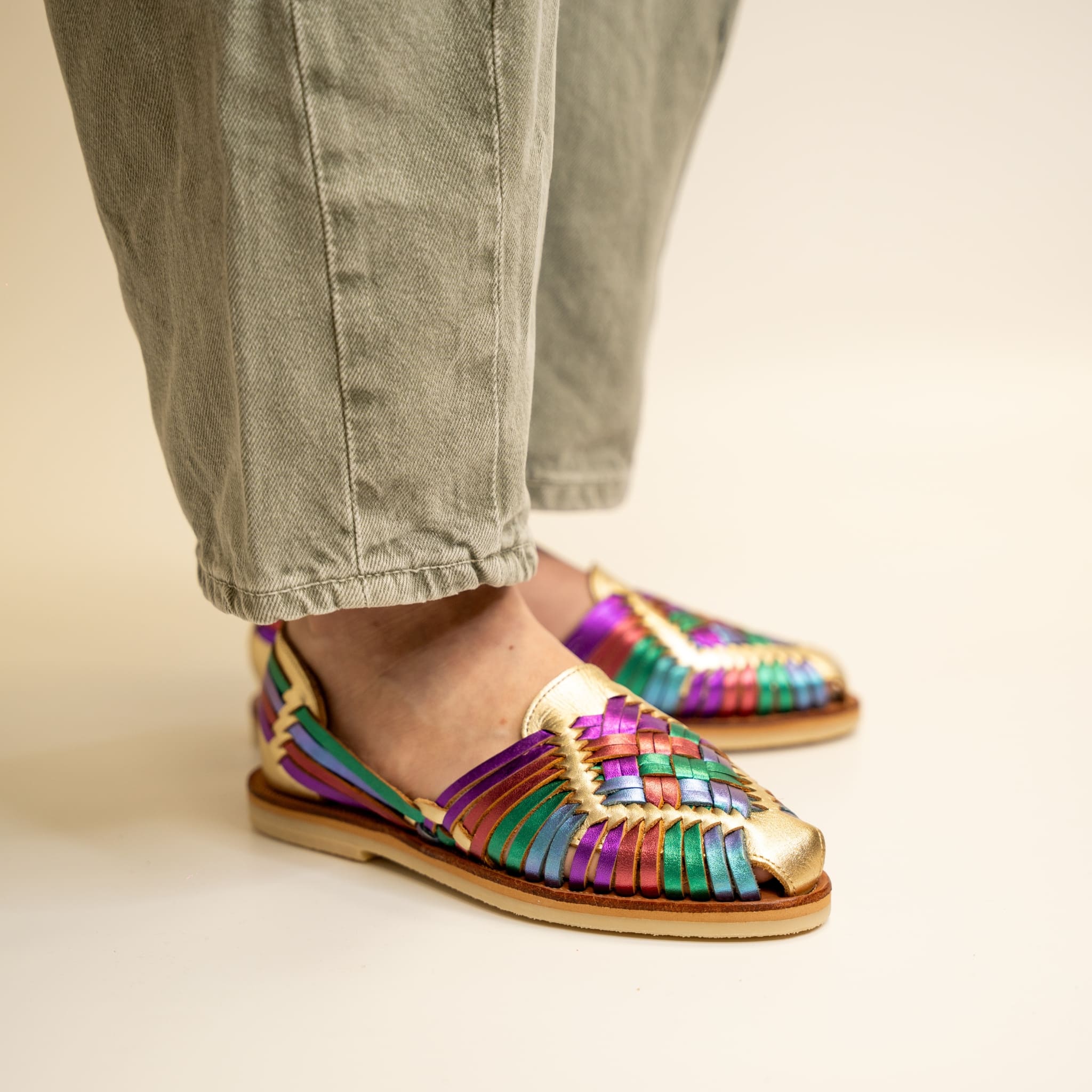 Huarache Rosalia Iris - Mapache
