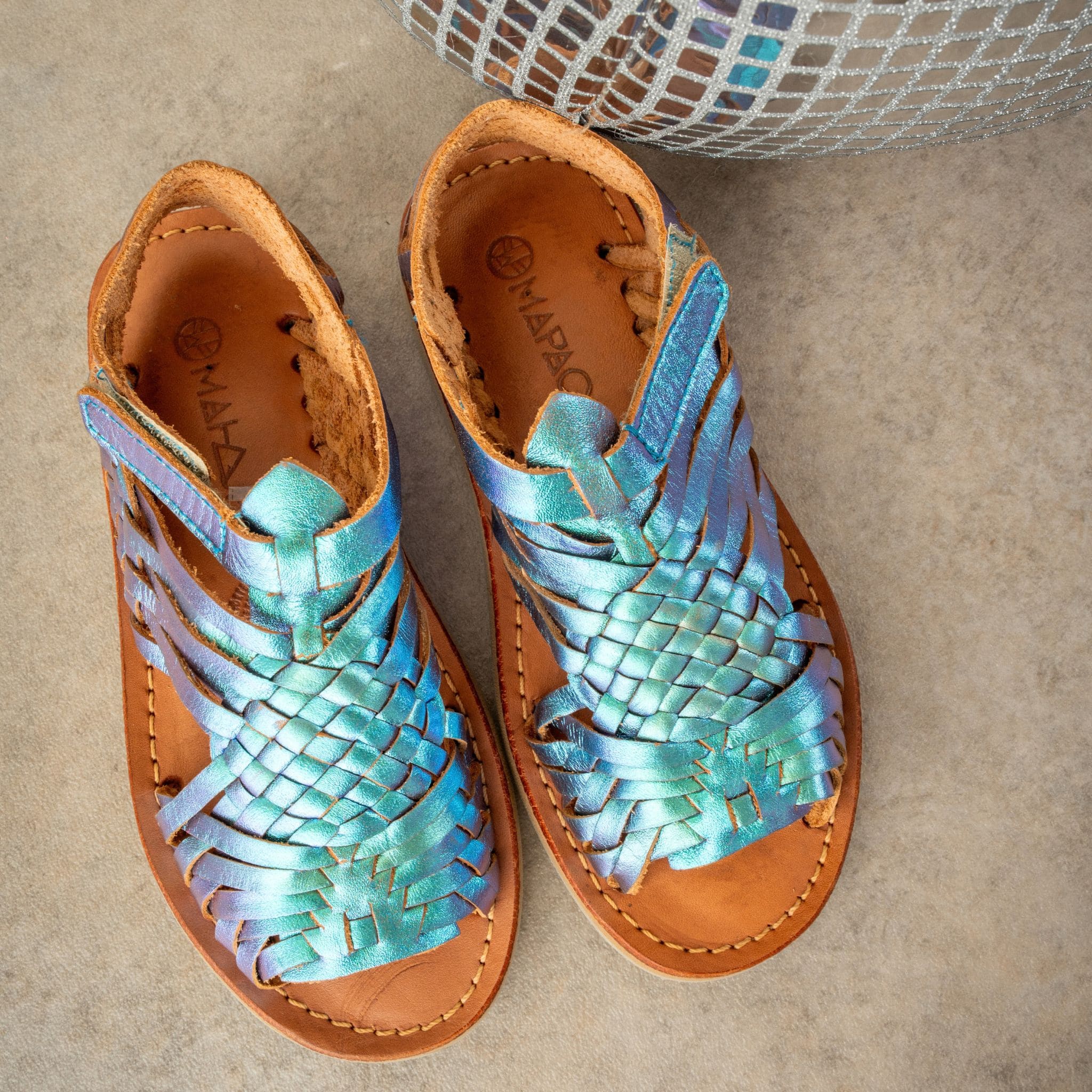 SANDALITA BLUE MERMAID - SANDALE ENFANT MAPACHE 